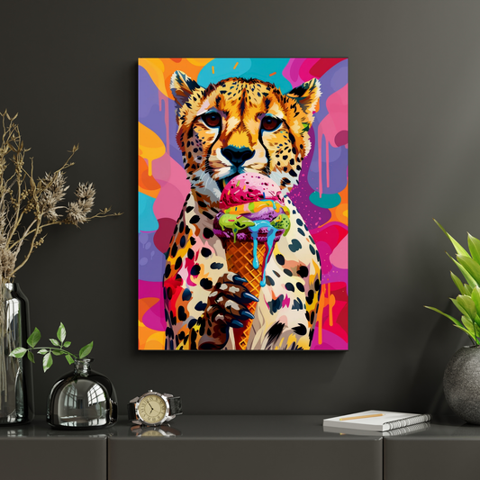 Neon Leopard - Vaulted Arts