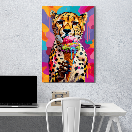 Neon Leopard - Vaulted Arts