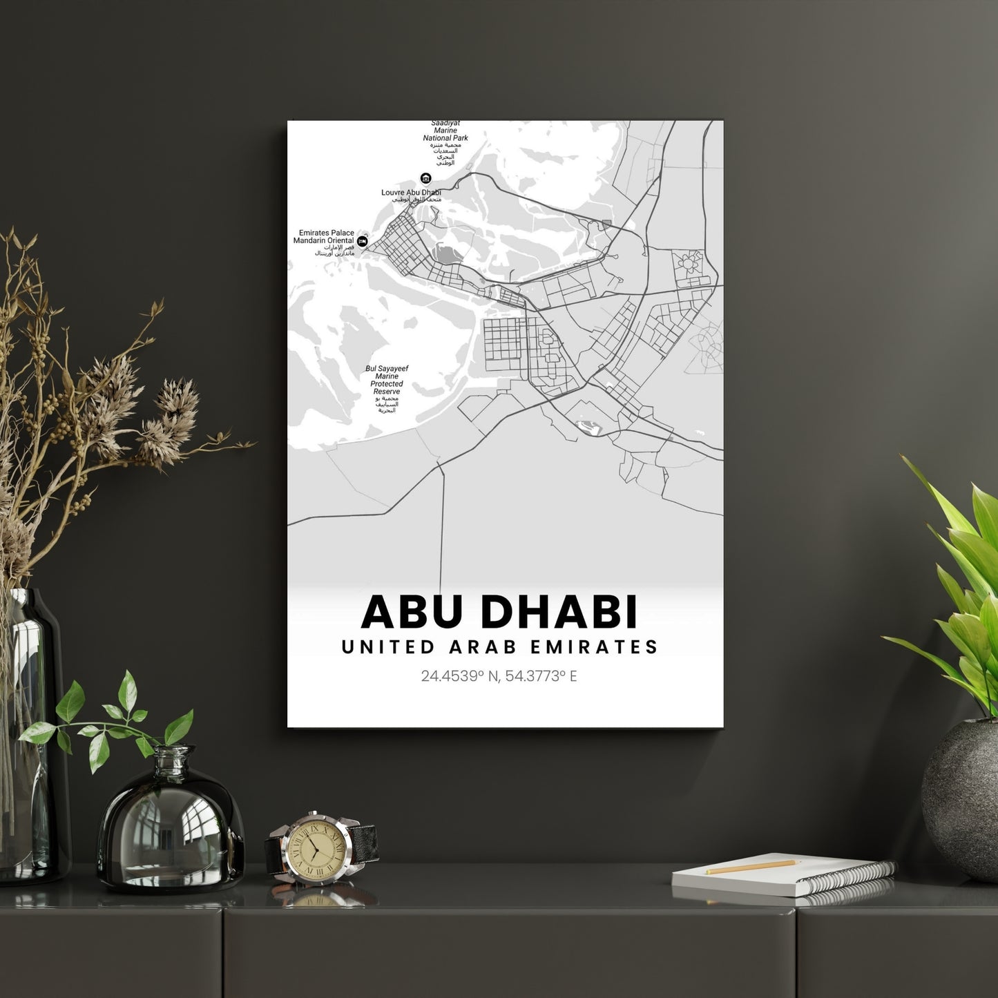 Abu Dhabi Map