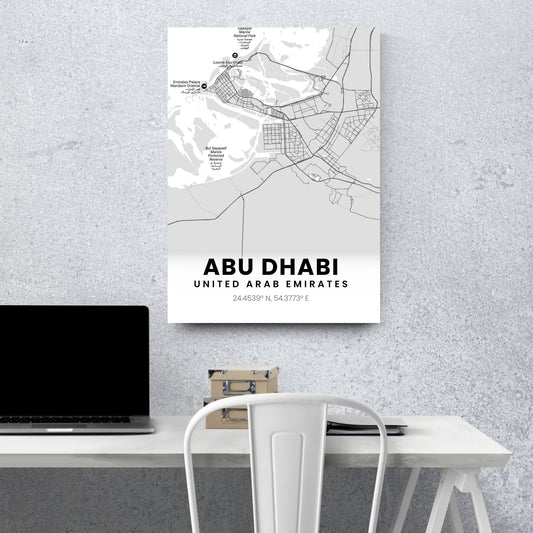 Abu Dhabi Map