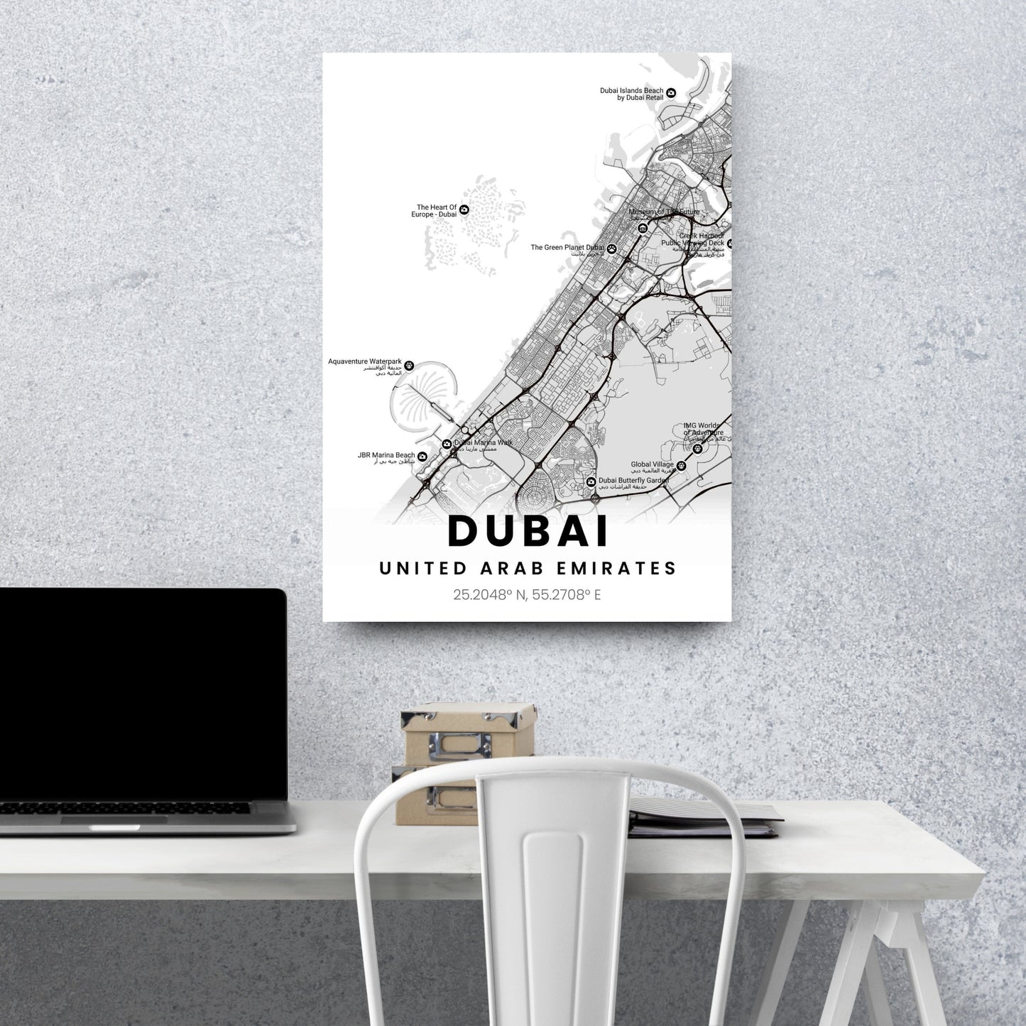 Dubai Map