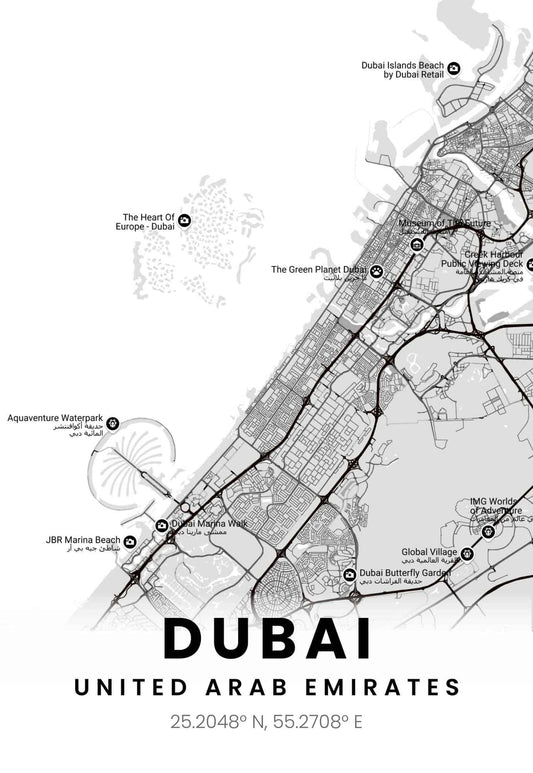 Dubai Map