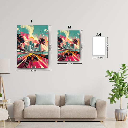 Miami-inspired F1 - Vaulted Arts