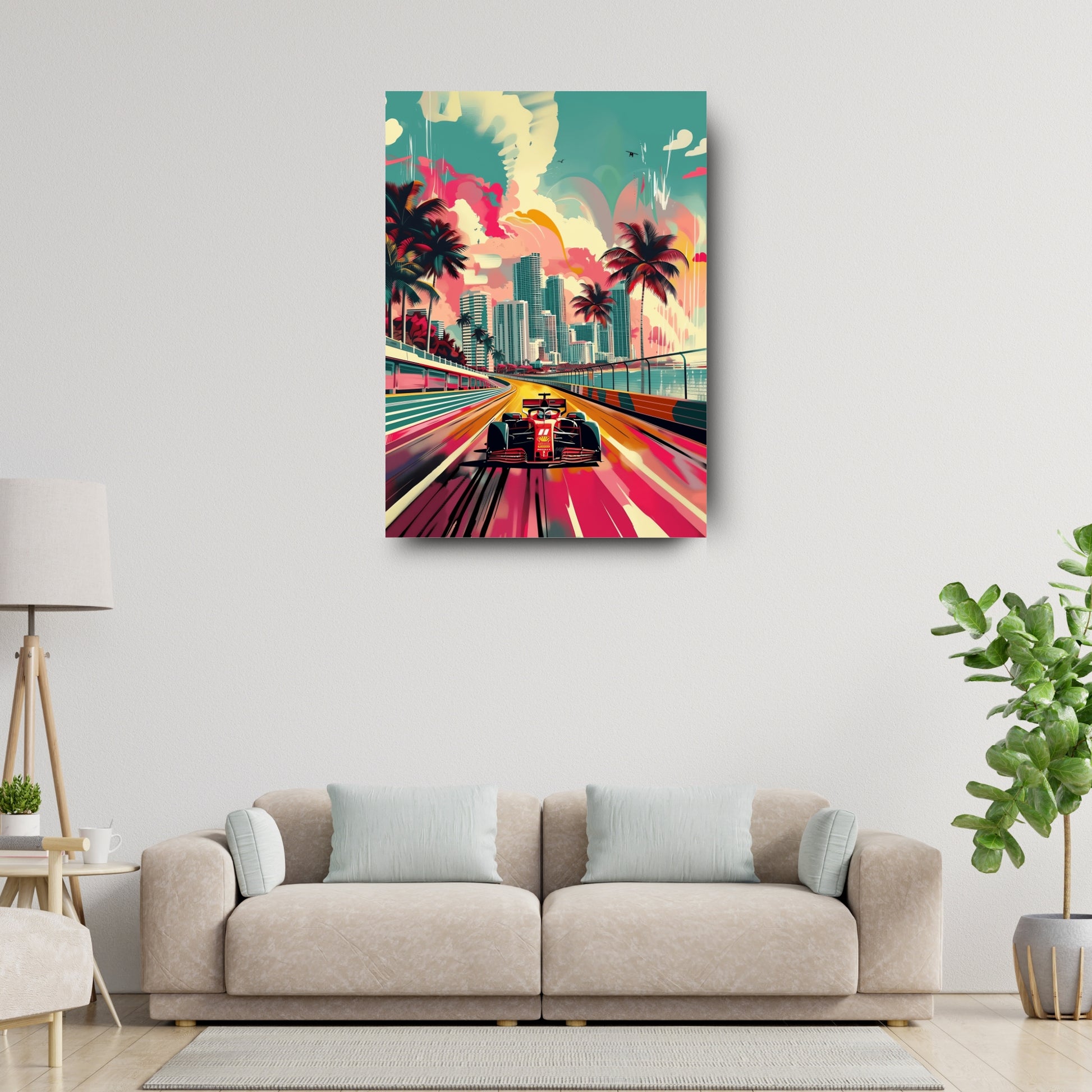 Miami-inspired F1 - Vaulted Arts