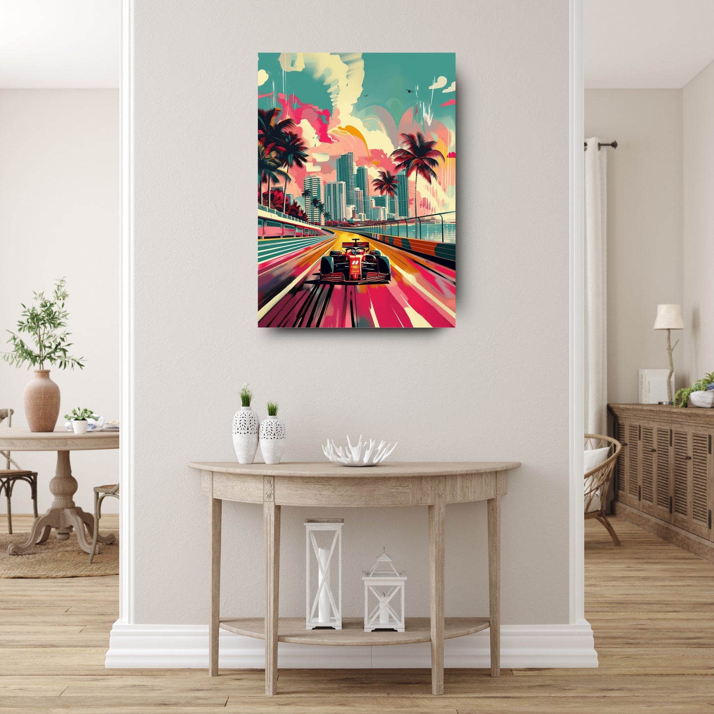 Miami-inspired F1 - Vaulted Arts