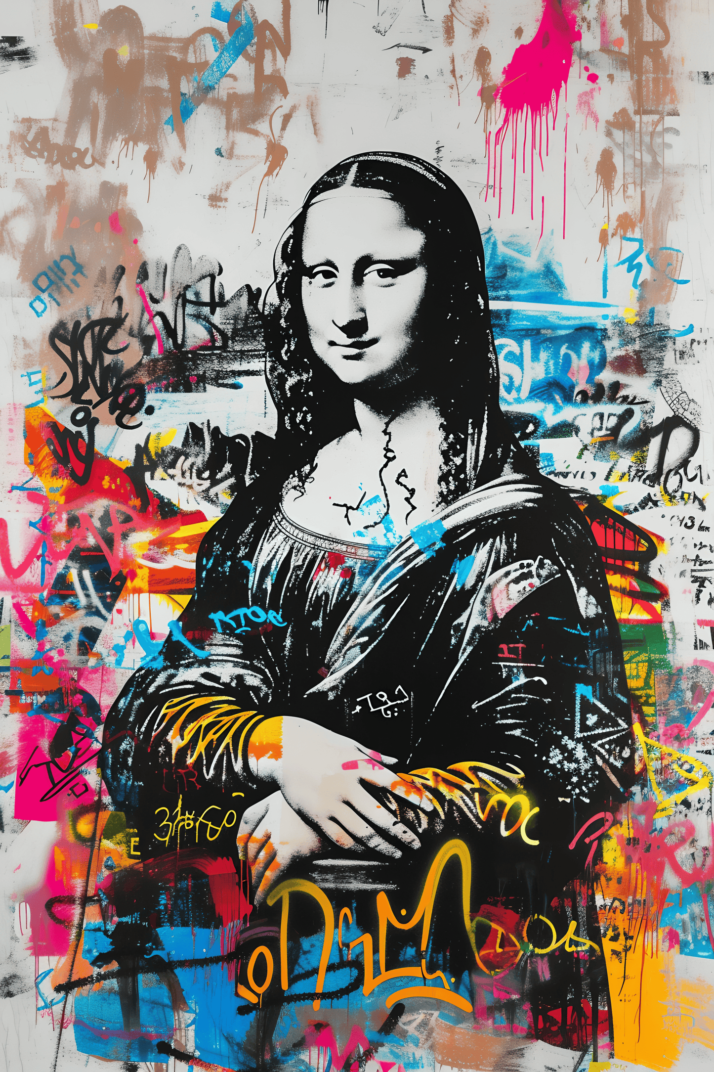 Neon Mona Lisa - Vaulted Arts