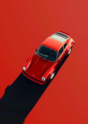 Porsche 911 Red Reign - Vaulted Arts