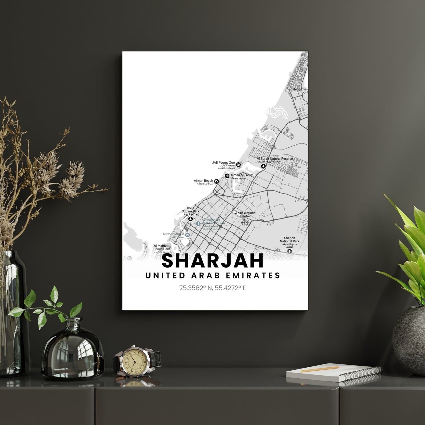 Sharjah Map