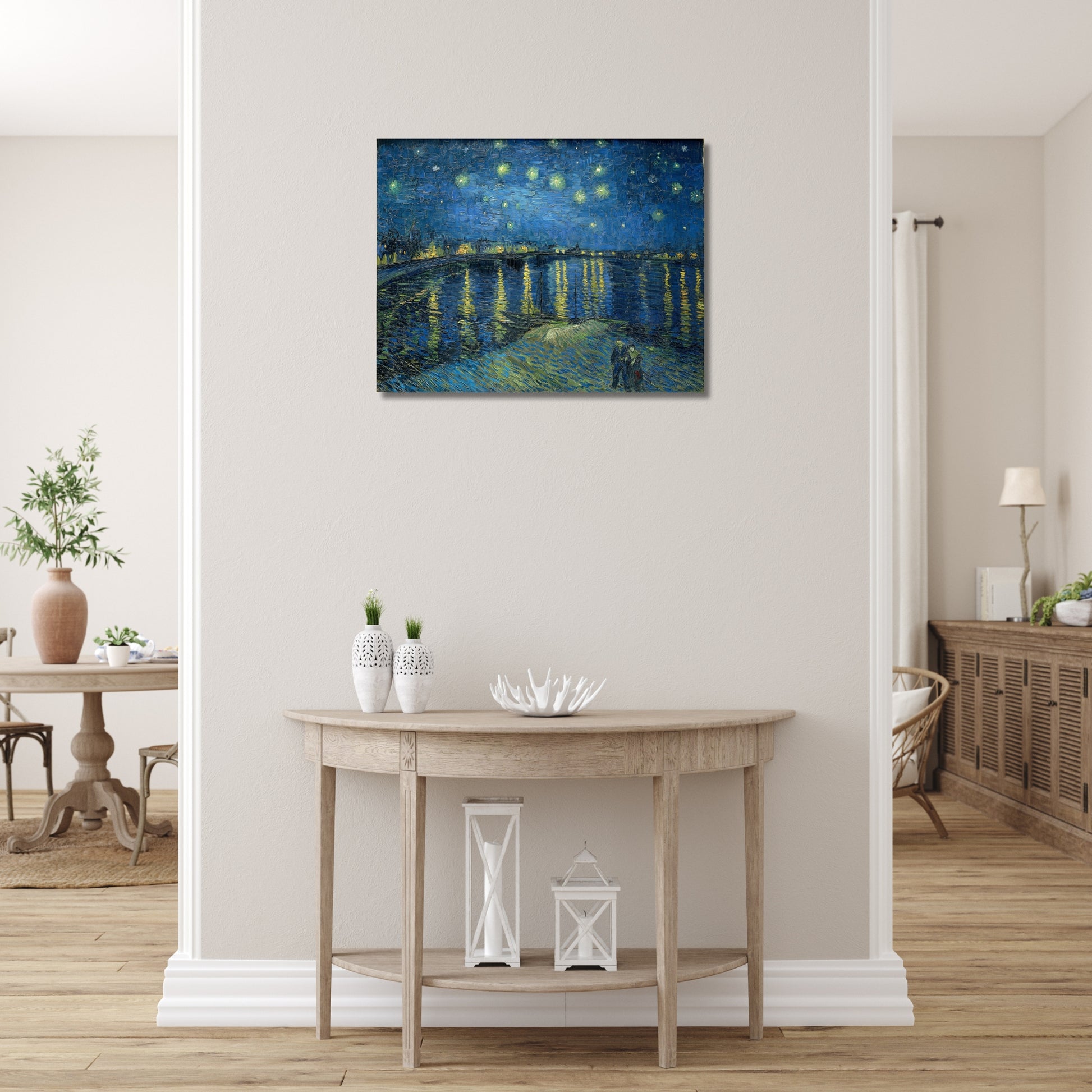 Starry Night Over the Rhone (Vincent van Gogh) - Vaulted Arts