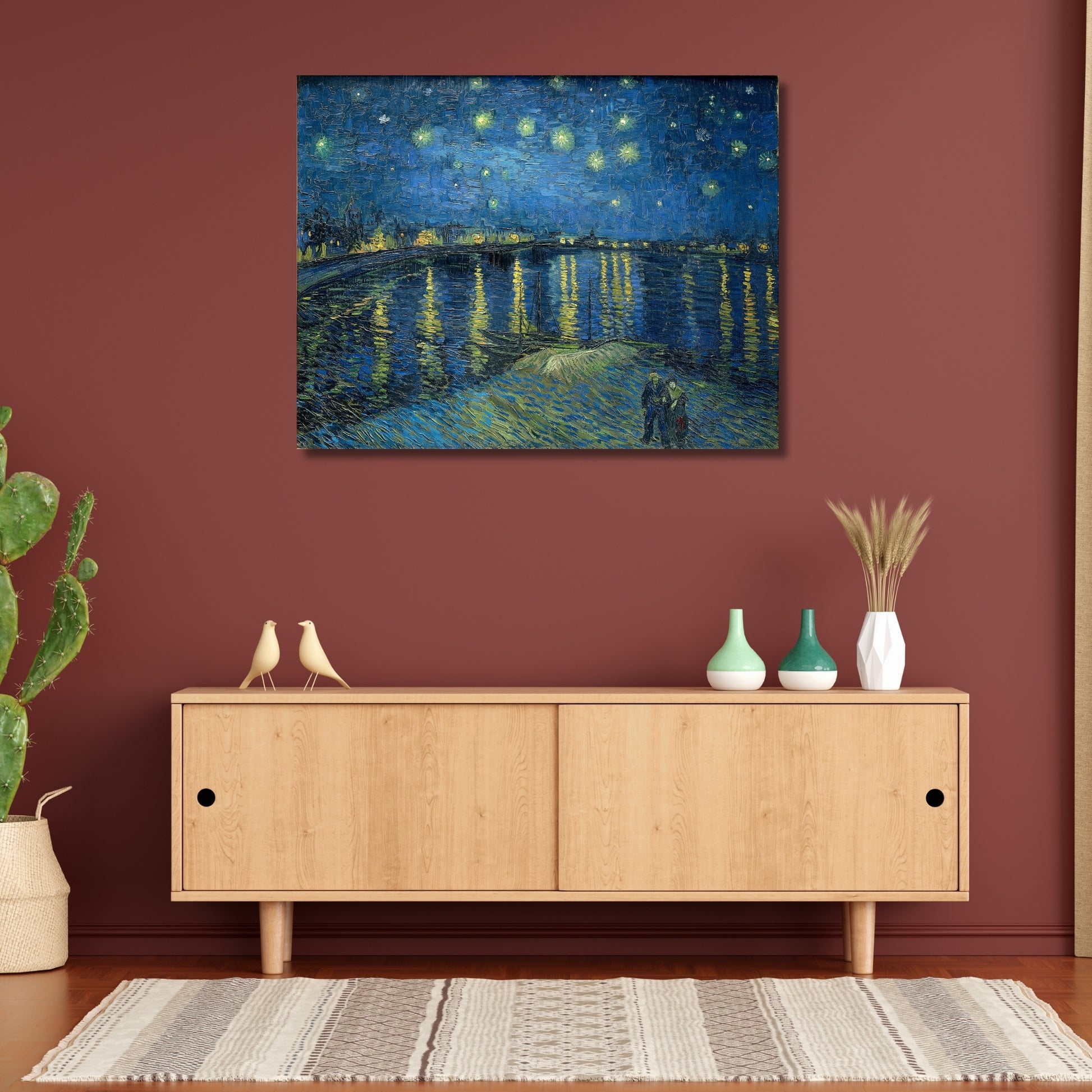 Starry Night Over the Rhone (Vincent van Gogh) - Vaulted Arts