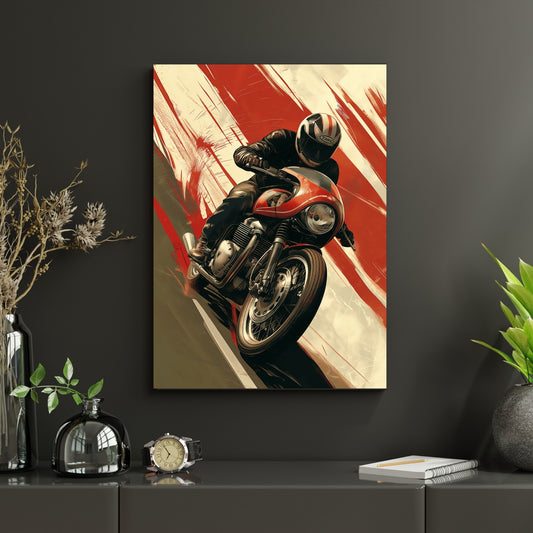 Thrill of motorcycle riding - Vaulted Arts