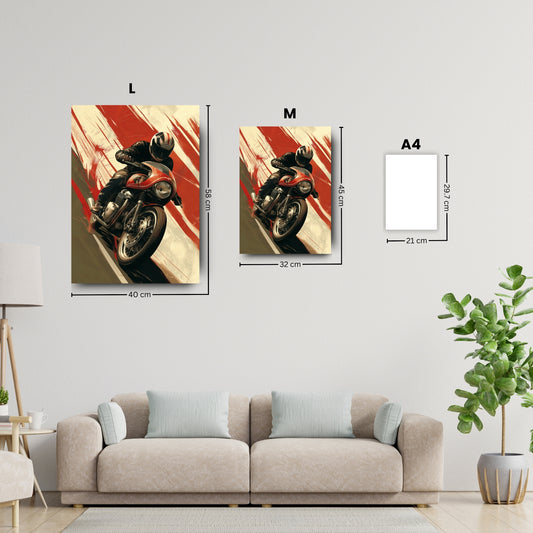 Thrill of motorcycle riding - Vaulted Arts