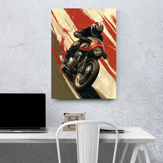 Thrill of motorcycle riding - Vaulted Arts