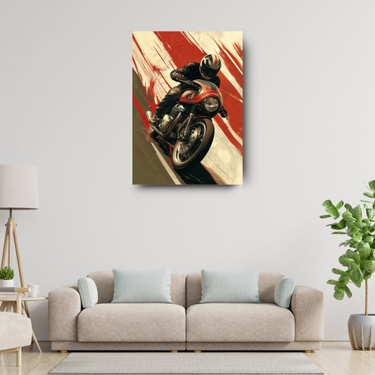 Thrill of motorcycle riding - Vaulted Arts