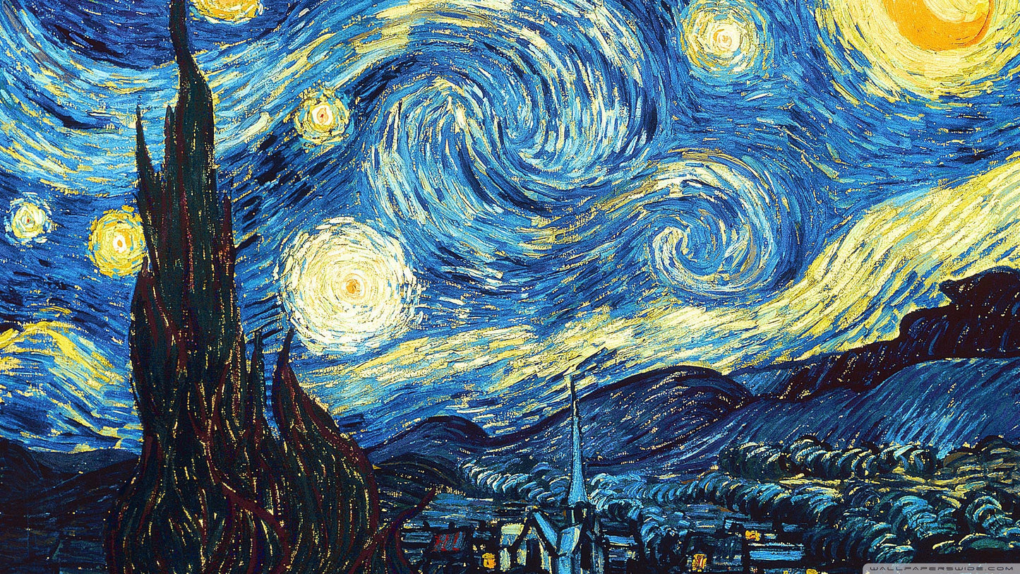 The starry night - Vincent van Gogh - Vaulted Arts